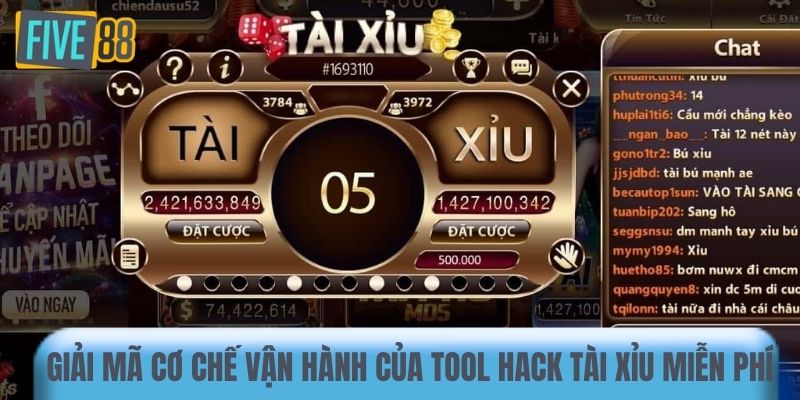 Giải mã cơ chế vận hành của tool hack tài xỉu miễn phí
